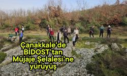 Çanakkale'de BİDOST’tan Müjaje Şelalesi’ne yürüyüş