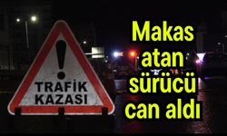 Makas atan sürücü can aldı (Video)