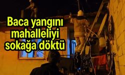 Baca yangını mahalleliyi sokağa döktü (Video)