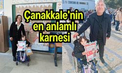Çanakkale'nin en anlamlı karnesi