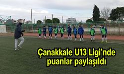 Çanakkale U13 Ligi’nde puanlar paylaşıldı