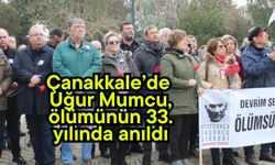 Çanakkale’de Uğur Mumcu, ölümünün 33. yılında anıldı