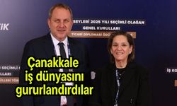 Çanakkale iş dünyasını gururlandırdılar