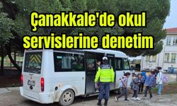 Çanakkale'de okul servislerine denetim