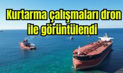 Çanakkale'de kurtarma çalışmaları dron ile görüntülendi (Video)