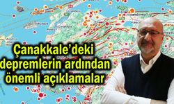 Çanakkale’deki depremlerin ardından... (Video)