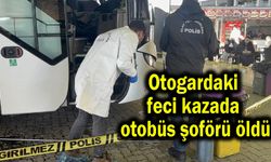 Otogardaki feci kazada otobüs şoförü öldü