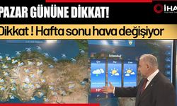 Dikkat! Hafta sonu hava değişiyor (Video)