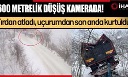 Tır 600 Metrelik Uçuruma Yuvarlandı: İşte O Anlar! (Video)