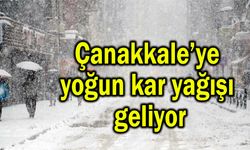 Çanakkale’ye yoğun kar yağışı geliyor