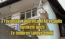 Fayanslar kabarınca AFAD ve polis harekete geçti: Ev tedbiren tahliye edildi
