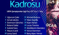 Galatasaray'ın Juventus maçı kadrosu belli oldu