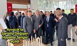 Ayvacık'ta Sanatla Değişen Hayatlar Sergisi açıldı