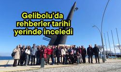 Gelibolu'da rehberler tarihi yerinde inceledi