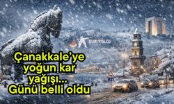 Çanakkale’ye yoğun kar yağışı… Günü belli oldu