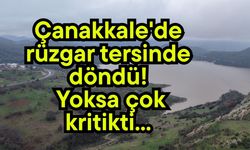 Çanakkale'de rüzgar tersinde döndü! Yoksa çok kritikti...(Video)