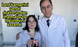 Lenf kanserini yendi, doktorundan ilham alıp tıp fakültesini kazandı (Video)