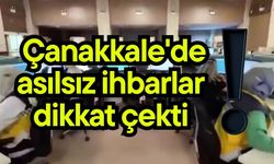 Çanakkale'de asılsız ihbarlar dikkat çekti! (Video)