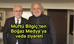 Müftü Bilgiç’ten Boğaz Medya’ya veda ziyareti