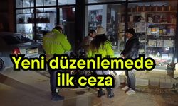 Yeni düzenlemede ilk ceza (Video)