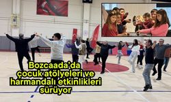 Bozcaada’da çocuk atölyeleri ve harmandalı etkinlikleri sürüyor