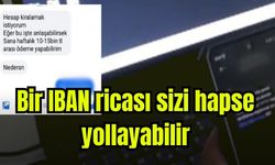 Bir IBAN ricası sizi hapse yollayabilir (Video)