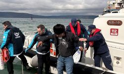 Çanakkale'de ticari gemiden tıbbi tahliye (Video)