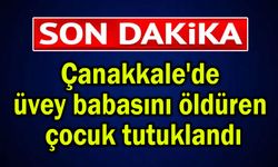 Çanakkale'de üvey babasını öldüren çocuk tutuklandı