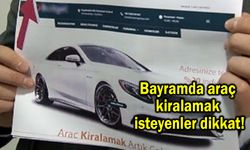 Bayramda araç kiralamak isteyenler dikkat!
