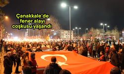 Çanakkale’de fener alayı coşkusu yaşandı