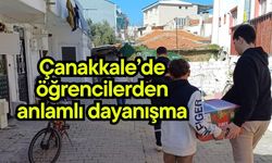 Çanakkale’de öğrencilerden anlamlı dayanışma