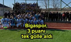 Bigaspor, 3 puanı tek golle aldı