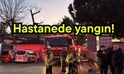 Hastanede yangın! (Video)