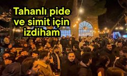 Tahanlı pide ve simit için izdiham (Video)