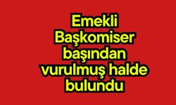 Emekli Başkomiser başından vurulmuş halde bulundu