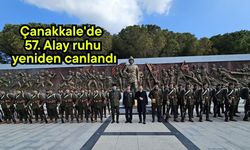 Çanakkale'de 57. Alay ruhu yeniden canlandı