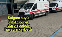 Şalgam suyu dolu kovaya düşen bebek hayatını kaybetti