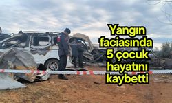 Yangın faciasında 5 çocuk hayatını kaybetti