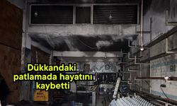 Dükkandaki patlamada hayatını kaybetti (Video)