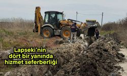 Lapseki’nin dört bir yanında hizmet seferberliği