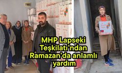 MHP Lapseki Teşkilatı’ndan Ramazan’da anlamlı yardım