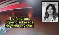 Tıp fakültesi öğrencisi kazada hayatını kaybetti