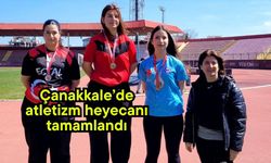 Çanakkale’de atletizm heyecanı tamamlandı