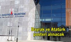 Bayrak ve Atatürk posteri alınacak