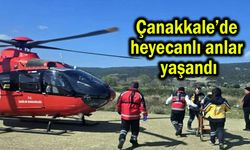 Çanakkale’de heyecanlı anlar yaşandı