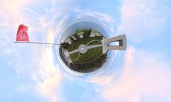 Şehitler Abidesi 360 derece kamera ile görüntülendi (Video)