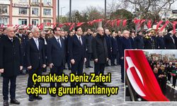 Çanakkale Deniz Zaferi coşku ve gururla kutlanıyor