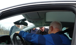 Vali Toraman, trafik denetimlerine katıldı