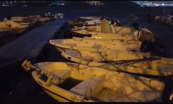 Marmara'da Lodos tekneleri batırdı (Video)
