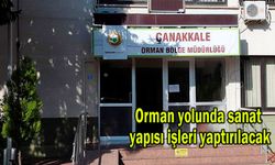 Orman yolunda sanat yapısı işleri yaptırılacak